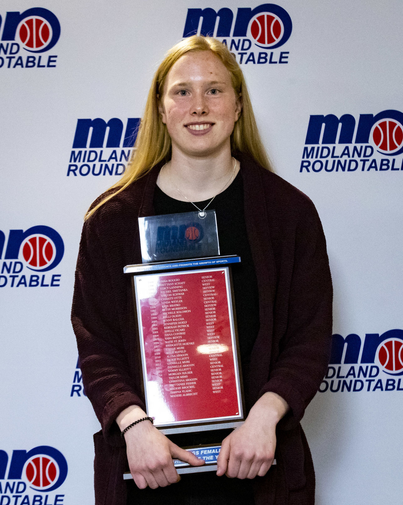 Midland Roundtable Athlete of the Year awards ceremony